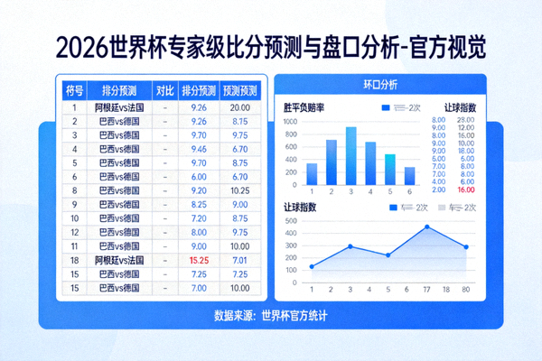 2026世界杯专家级比分预测与盘口分析-官方视觉